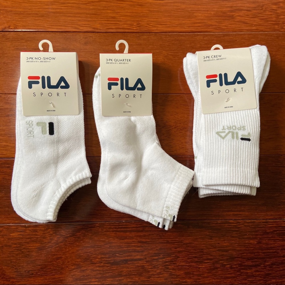 FILA socks - 3 pack sets